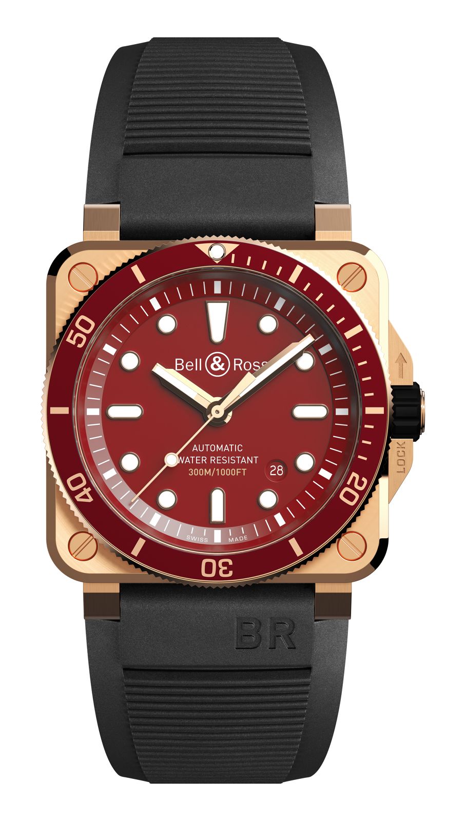 Bell & Ross BR 03-92 Diver Red Bronze rubber timeandwatches.pl