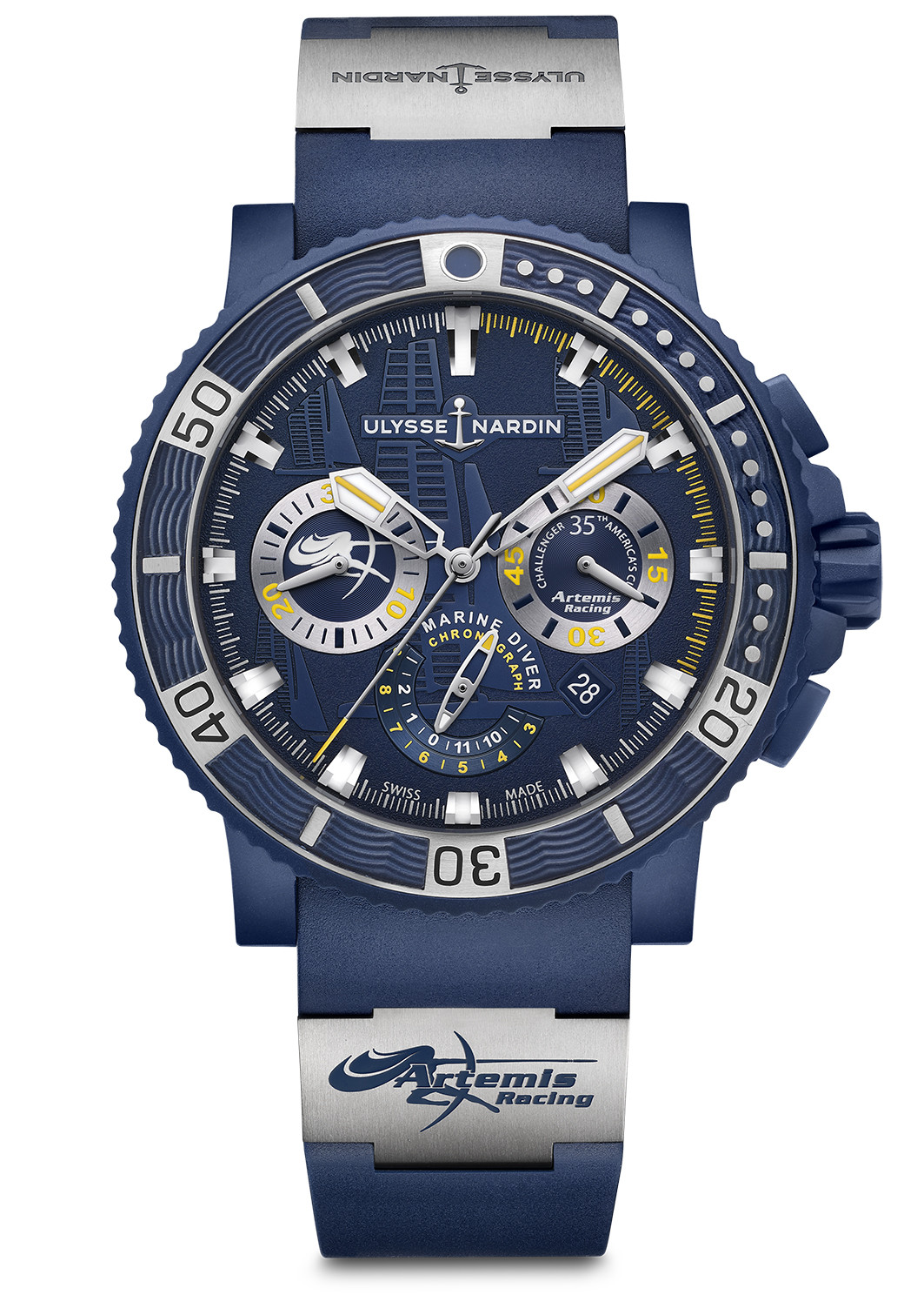 Ulysse Nardin Chronograph Artemis Racing - nowy limitowany model | timeandwatches.pl