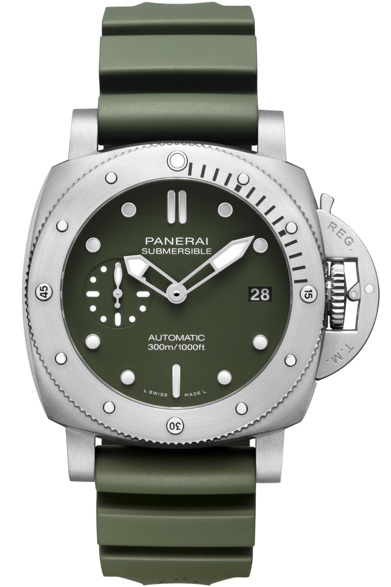 Panerai Submersible Verde Militare PAM01055