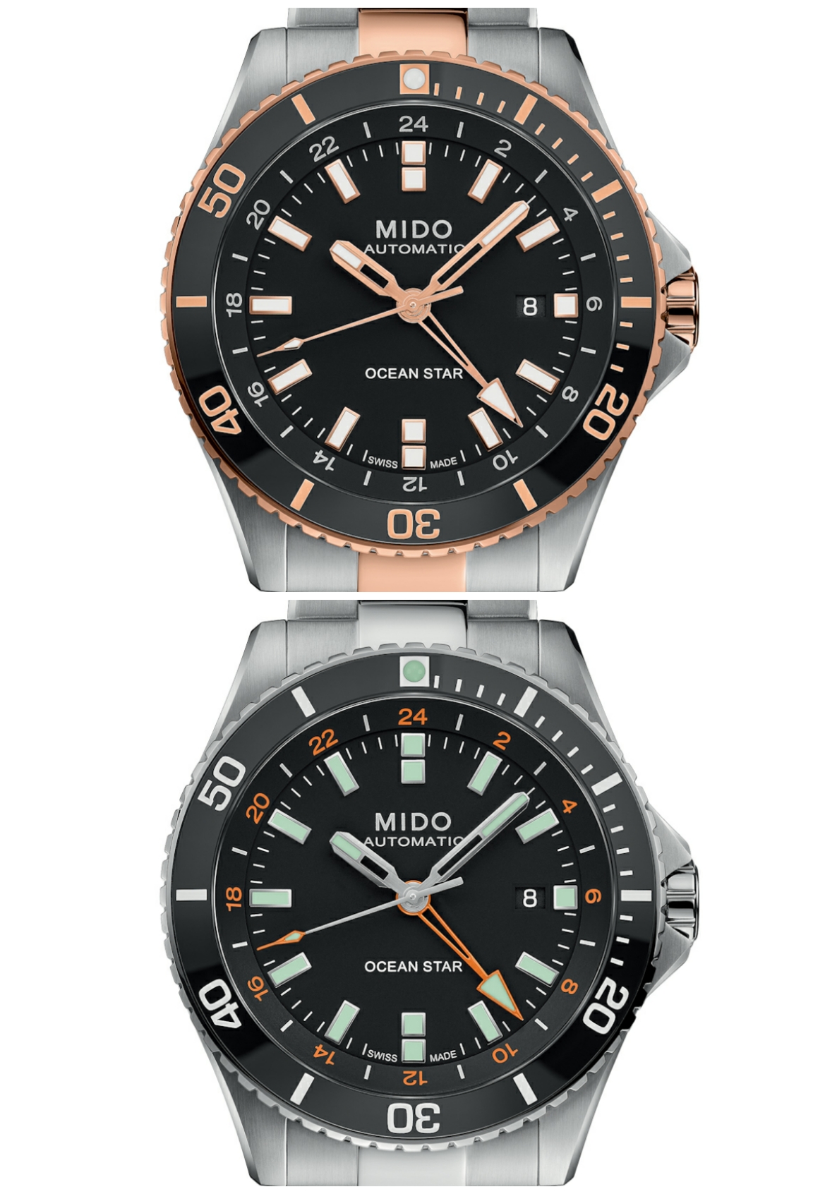 Mido Ocean Star GMT Timeandwatches.pl