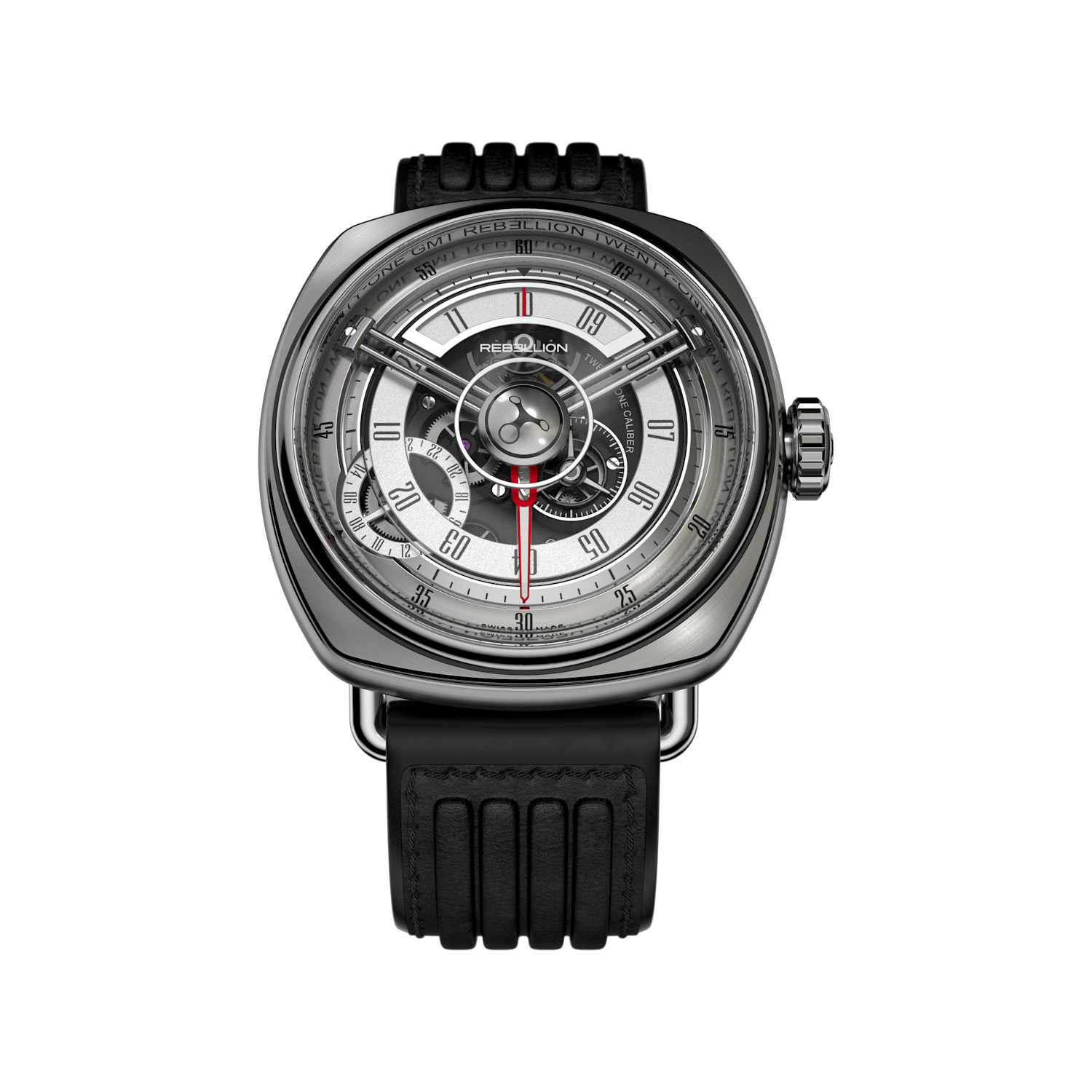 rebellion timepieces twenty-one GMT timeandwatches.pl
