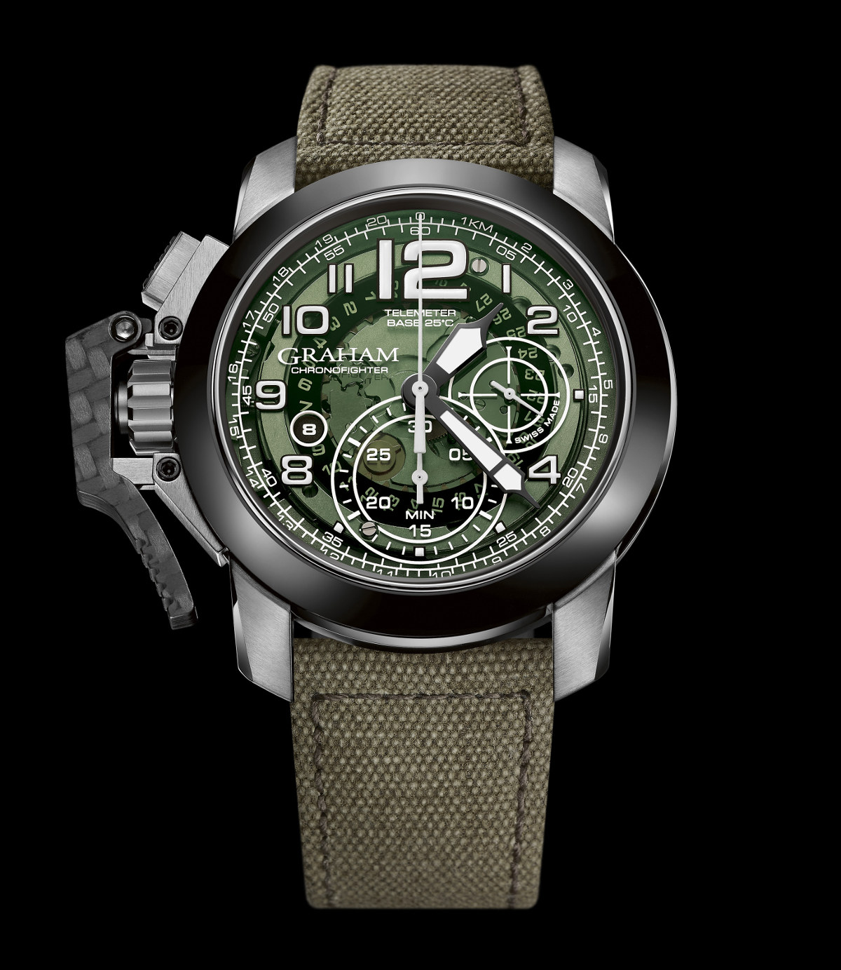 Graham Chronofighter Target Denim Collection | timeandwatches.pl