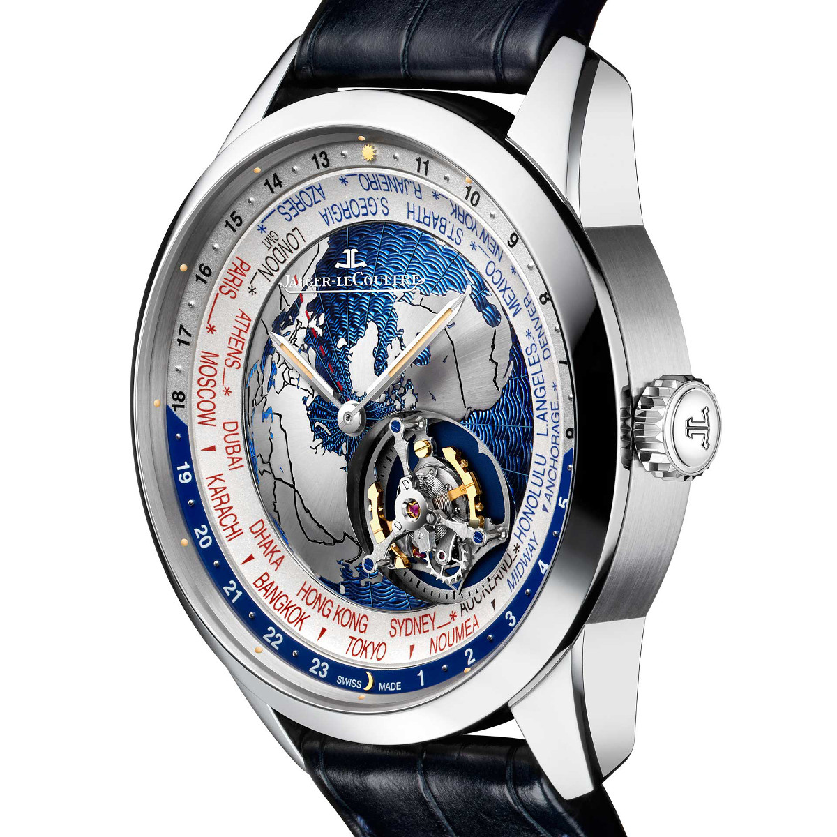 Jaeger-LeCoultre Geophysic Tourbillon Universal Time - wyjątkowy zegarek | timeandwatches.pl